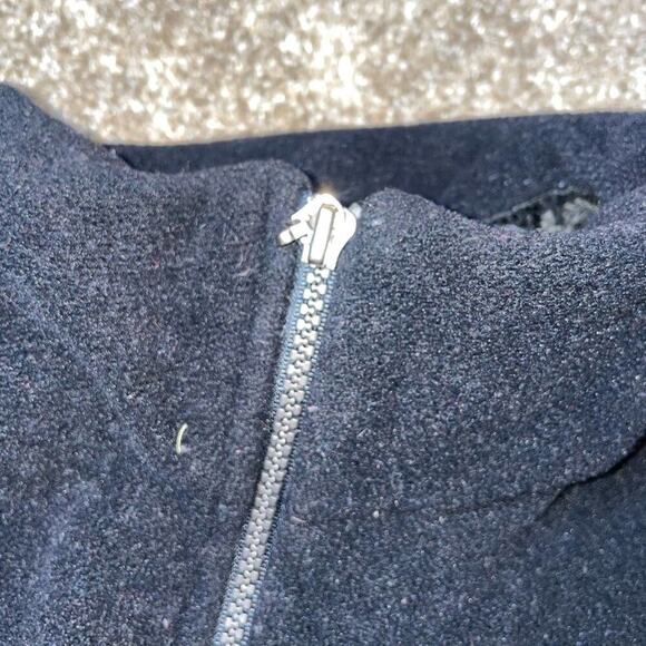 Horny Toad Jacket Fleece & tweed full zip coat two tone black SZ M - Picture 7 of 9